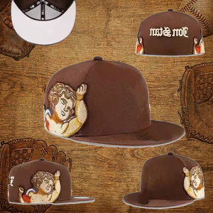 Gorras Personalizadas con Bordado 3D de Alta Calidad, Gorras New Era, Gorras Snapback con Visera Plana, Gorras Americanas Ajustadas para Equipos - Product Image 5