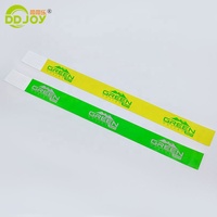 Bracelets promotionnels résistants aux déchirures et imperméables en Tyvek DuPont, imprimés soie/encre, multicolores pour événements et fêtes
