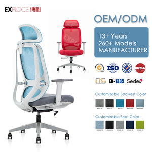 Silla de Oficina Ergonómica de Lujo Vintage con <span class=keywords><strong>Calefacción</strong></span>, Ajuste de Altura, Ruedas Suaves, Respaldo Alto Reclinable, Color Rosa Simple - Product Image 4