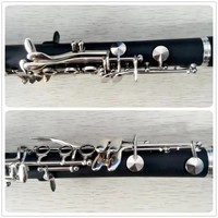 Bakelite Eb Clarinet Nickel Plated Klarnet Instrument