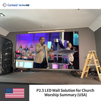 Panneau d'affichage vidéo fixe intérieur P1.2 P1.5 P1.8 P2.5, écran LED publicitaire pour centre commercial, magasin de détail, église