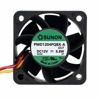 Kipas Pendingin Aksial Sunon DC 12V 6.8W AC EC 5V 24V 48V 4CM 4028 40X40X28MM Aliran Udara Tinggi Dual Ball Bearing PMD1204PQBX-A Senyap