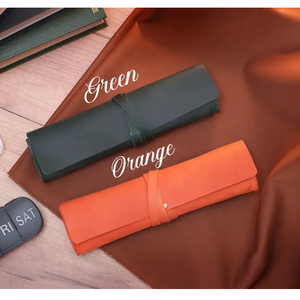 Portapillole in Pelle PU, Organizzatore per Medicinali, Astuccio da Viaggio, Custodia Incisa con Vassoio in Plastica, Regalo per <span class=keywords><strong>Padre</strong></span> - Product Image 4