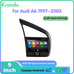 Krando Autoradio Android 9" per Audi R8 2007 - <span class=keywords><strong>2015</strong></span>, Lettore Multimediale con Carplay Wireless, 4G WIFI - Product Image 3