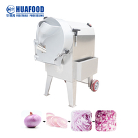 Commerciële Fruitsnijmachine Aardappel Cirkelvormige Chips Shredder Machine Wortelsnijmachine