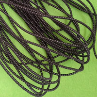 CE004 Herstellerangebot Schwarze Reflektierende Nahtkordel Runde Elastische Schnur Reflektierend