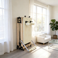 Höhenverstellbarer Platzsparender Massiver Ahorn Klappbarer Pilates-Reformer Unterstützt Individuelle Farben und Logos im Angebot