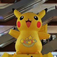 Globo inflable modelo de publicidad personalizada para promoción gigante Pikachu inflable de dibujos animados poke Mon para evento
