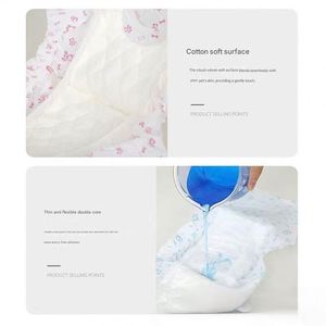Ventes en gros de couches jetables écologiques pour chiens et sacs à excréments avec un fort contrôle des odeurs pour les chiennes - Product Image 3