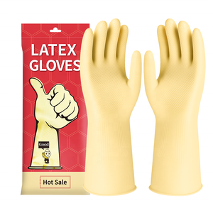 Custom Household Kitchen Waterproof Reusable Hand Dishwashing <strong>Type</strong> Clean Room Labor <strong>Glove</strong> Multi Use Natural Latex for <strong>Glove</strong> - Product Image 1