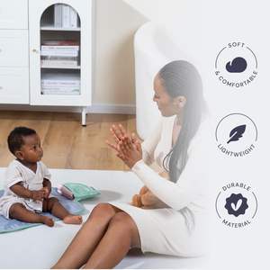 Échantillon gratuit 2025, design multifonctionnel portable, grand format, matelas à langer pour bébé, imperméable, avec bandoulière - Product Image 2