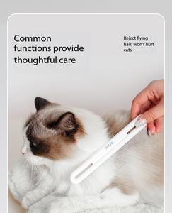 Peigne droit à dents fines en acier inoxydable pour le toilettage des chiens et des chats, outil de démêlage pour les poils longs des Golden Retriever et des Border Collie - Product Image 5