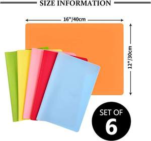 Food Safe Custom Silicone Mat Non Slip Heat Resistant Waterproof For Kitchen Cooking Baking And Food Contact Use - Product Image 5