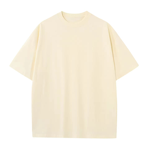 Camiseta de Hombre 100% Algodón, Estilo Casual Urbano, Tallas Grandes, Cuello Redondo, 300gsm, Anti-Pilling, Lisa, Personalizable con Gráficos, Tejido de Punto - Product Image 4