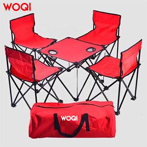 WOQI Juego <span class=keywords><strong>de</strong></span> mesa y silla plegable portátil para acampar al aire libre Juego <span class=keywords><strong>de</strong></span> camping para <span class=keywords><strong>barbacoa</strong></span> <span class=keywords><strong>de</strong></span> picnic al aire libre - Product Image 1