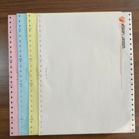 Papier continu autocopiant multicolore 4 feuillets, format 241x279mm (9,5x11 pouces), imprimé sur mesure