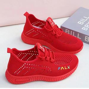 Zapatos de béisbol informales deportivos <span class=keywords><strong>para</strong></span> <span class=keywords><strong>mujer</strong></span>, zapatillas de suela suave con cordones, de red, talla grande, <span class=keywords><strong>para</strong></span> verano - Product Image 1