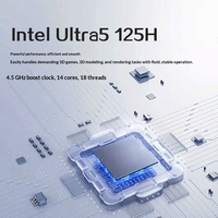 Mini PC Hasee U5S Intel Core Ultra 5 125H 16 Go LPDDR5 512 Go SSD WiFi Windows 11 Neuf en stock Fournisseur direct d'usine