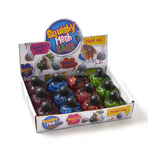 Pelotas Antiestrés de <span class=keywords><strong>Malla</strong></span> Marca JO, 5-7 cm, Juguetes Blandos de TPR Color Uva, para Niños de 8 a 13 Años, Alivio del Estrés - Product Image 3