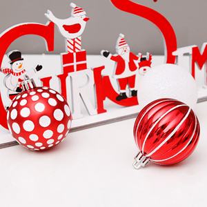Decoraciones Navideñas, Juego de 30 Bolas de Navidad Pintadas con Formas Especiales de 6 cm, Adornos para Árbol de Navidad - Product Image 4