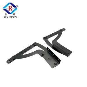 C13-1 đồ nội thất Bản lề cong sofa trở lại chuyển đổi bản lề màu đen bọc sắt 3.5mm Cách sử dụng cho sofa-to-Table - Product Image 2