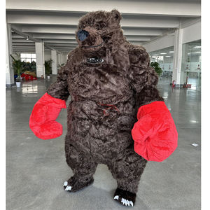 Disfraz Inflable Gigante de Animal para Fiestas y Eventos Publicitarios, Disfraz de Mascota de Perro Negro con Guantes, Disfraz de Animal Salvaje Inflable - Product Image 4