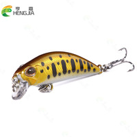 HENGJIA Minnow 5,8 cm 5,4 g, fabricant personnalisé, plastique coulant ABS, artificiel coulant pour la pêche au black-bass et au brochet