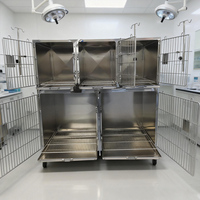 Recinto Veterinario Resistente para Perros con Espacio Ajustable y Fácil de Limpiar para Clínica Veterinaria
