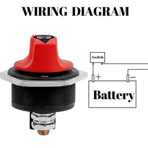 MAX 12-32V DC 300A Continuo 450A Interruptor de desconexión intermitente de la batería del coche Aislador Maestro de corte de energía para coche de barco marino - Product Image 4