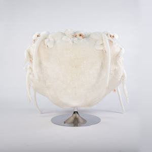 Muñeca de cartón de animales de gama alta moderna tapizada Linda Silla de dinero blanco Silla de ocio diseño de arte cómoda silla de animales suaves - Product Image 5