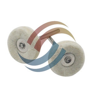 Roue de polissage en feutre de laine, meule pour bijoux, roue de polissage pour métaux, tête de polissage à tige de 3 mm, mini <span class=keywords><strong>brosse</strong></span>, abrasif rotatif <span class=keywords><strong>Dremel</strong></span> OEM - Product Image 5