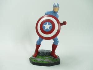 Statue artisanale en résine personnalisable pour <span class=keywords><strong>Captain</strong></span> <span class=keywords><strong>America</strong></span> <span class=keywords><strong>Figurine</strong></span> de super héros du film Steve Rogers pour la décoration de la maison - Product Image 2