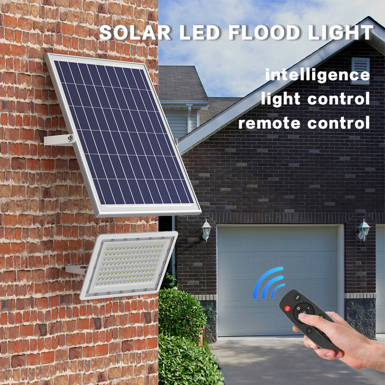 60W Ip66 Waterproof Garden Solar Powered Warm White Flood Light Outdoor Led Solar Flood Light - Solar Flood Light - 4