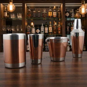 Best Selling Professional Classic Eco-Friendly Copper Finish Stainless Steel Metal <b>Bar</b> <b>Tool</b> Set Home Commercial <b>Bar</b> Use Price - Product Image 2