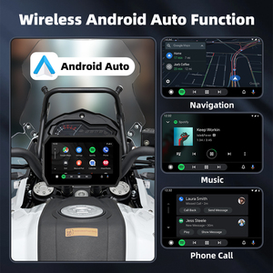 Écran de navigation GPS WiFi Keykeer 5 pouces avec Carplay, adaptateur portable <span class=keywords><strong>Android</strong></span> <span class=keywords><strong>Auto</strong></span>/Moto, prix bas, vente chaude - Product Image 2