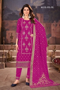 Nouvelle tenue Kurti pantalon dupatta en rayonne imprimée par des designers, 3 pièces, pour le bureau et les occasions décontractées, à prix abordable - Product Image 2