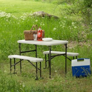 Outdoor Kwaliteit 6ft/<span class=keywords><strong>8ft</strong></span> Plastic Klaptafel Stoelen Feest Bruiloft Tuin Evenementen Opvouwbare Plastic Buitentafel - Product Image 4
