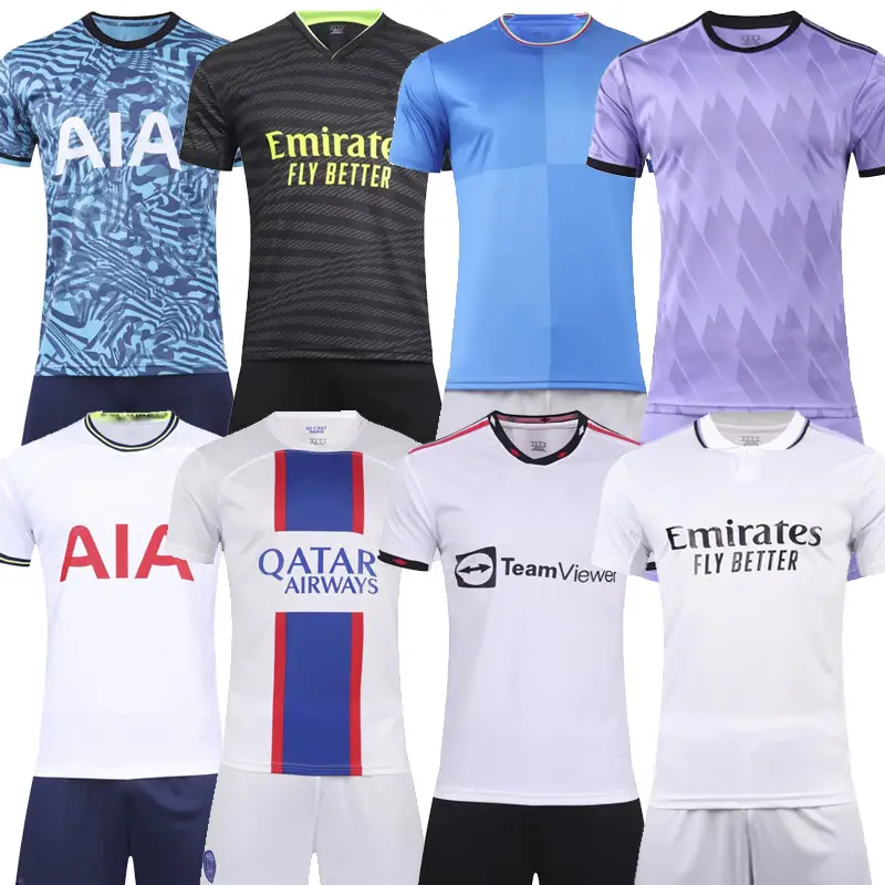 2024 desain kustom pakaian sepak bola kaus tim kosong seragam sepak bola kaus sepak bola