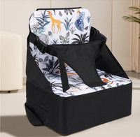 Coussin de siège réglable en spandex pour chaise de salle à manger, rehausseur portable antidérapant pour enfants de 1 à 2 ans