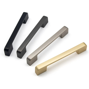64mm Simple Luxury Wardrobe <b>Drawer</b> Handle Brush <b>Gold</b> Kitchen Cabinet Handle and Knobs for Furniture Hardware - Product Image 2