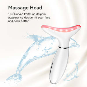 SHOmfrs alat peremajaan leher, dengan EMS & LED terapi cahaya foton untuk garis halus & Perawatan Kulit - Product Image 4