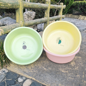 Bañera Redonda de Plástico, Profunda, de Color Mixto, para Uso Doméstico, Lavado de Ropa y Baño - Product Image 3