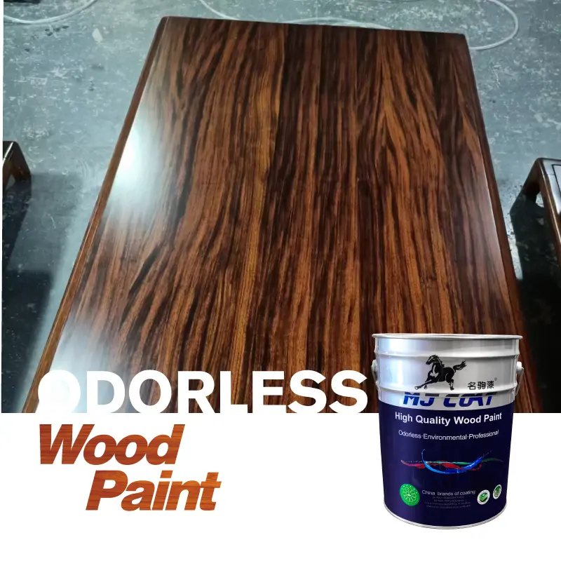 Barniz acrílico a base de aceite para muebles, pintura de imprimación de madera de alta calidad, a base de agua, HS/MS
