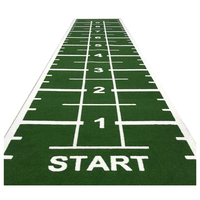 CooSport Fitness - Tapis de course synthétique sur mesure pour salle de sport, gazon artificiel, piste de sprint, écologique, durable, souple, imperméable, haute densité, 20 mm d'épaisseur