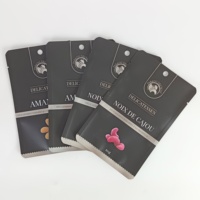Benutzer definierter Druck Drei-Seiten-Siegel Kaffee Matte Sachet Mylar Taschen Kleine Heiß siegel bare leere Teebeutel