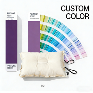 Portable Foldable Magnetic & Waterproof <b>Inflatable</b> Neck Pillow for <b>Car</b> Outdoor Hike Travel Camping - Product Image 3