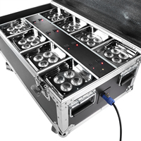 8 UpLight+Charging Flightcase Batterie Étanche LED Par RGBWAUV Sans Fil Wifi Télécommande Compact pour Truss Jardin Scène Extérieur DMX