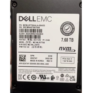 EMC PM1733 MZ-WLR7T60 Katı Hal Sürücüsü 7.68TB PCIe NVME U.2 2.5 SSD 0Y27TR 0DX74Y 084C40 U.2 için - Product Image 3