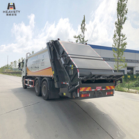 Camión de Saneamiento Municipal HEAVSTY, Compactador de Basura Bidireccional de 20 Metros Cúbicos, 6x4, para Shacman CLD5250ZYSX6