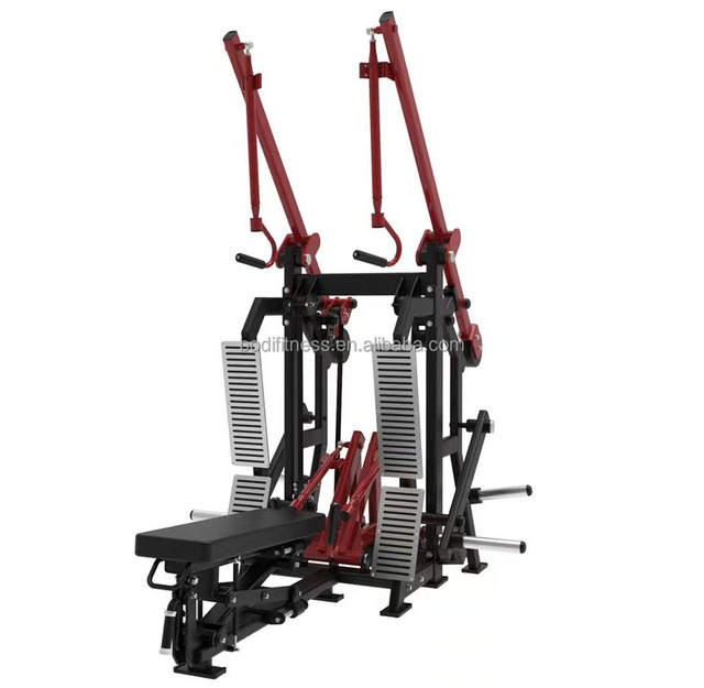 Pin Loaded Lat Pulldown Low Row Machine Gym Fitness High Pull Arm Exercise Back Extension Lat Pull Down Machine